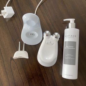 Nuface trinity face and eye set with large gel.